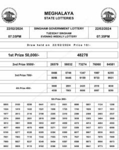 Singham Evening Result 22.2.2024