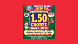 Punjab Dear 200 Monthly Lottery Result 10.5.2025 (8 PM Winners)