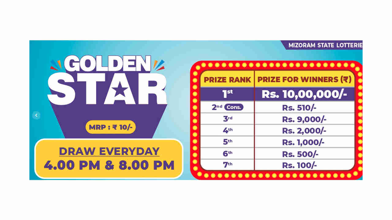 Golden Star Online Weekly Lottery