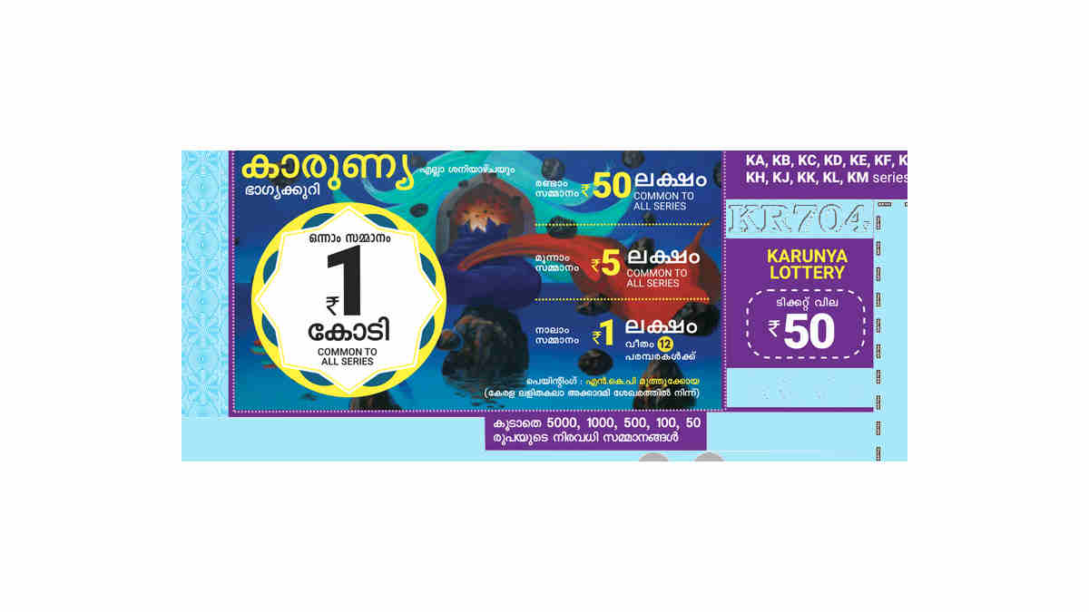 Karunya KR 704 Result 3.5.2025 Kerala