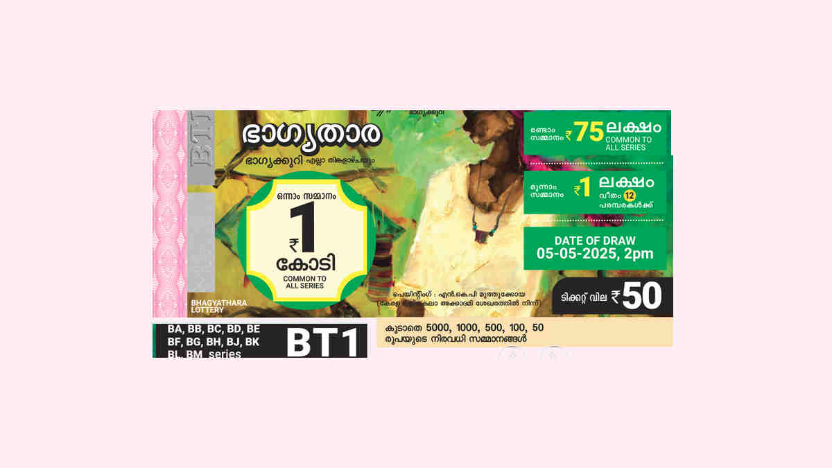 Bhagyathara Lottery Result Today