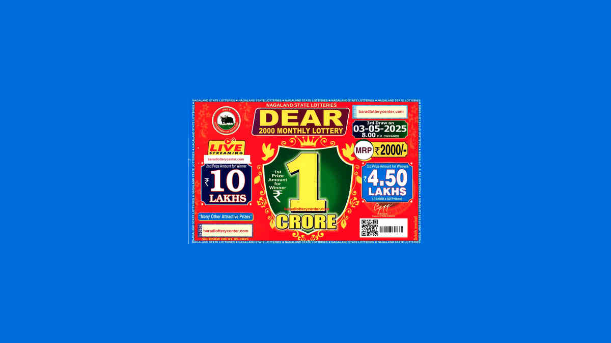 Nagaland Dear 2000 Monthly Lottery