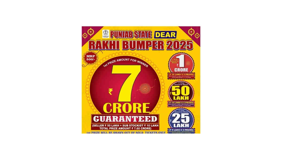 Punjab State Rakhi Bumper Lottery 2025