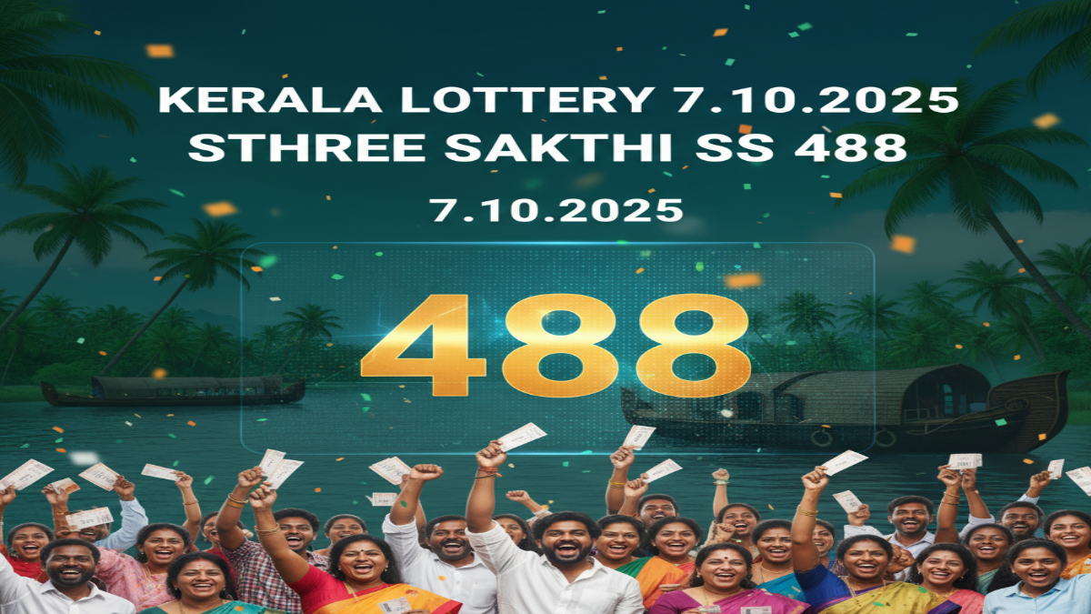 Sthree Sakthi SS 488 Lottery Result Published on 7.10.2025