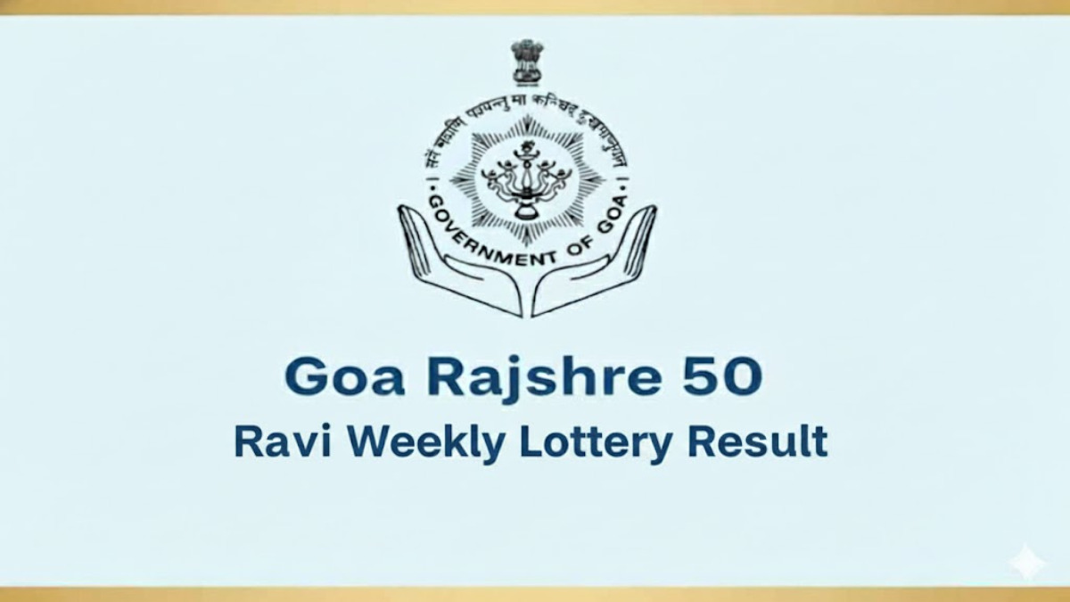 Goa Rajshree 50 Ravi Weekly Lottery Result Today Check Official PDF result at 7.30 PM