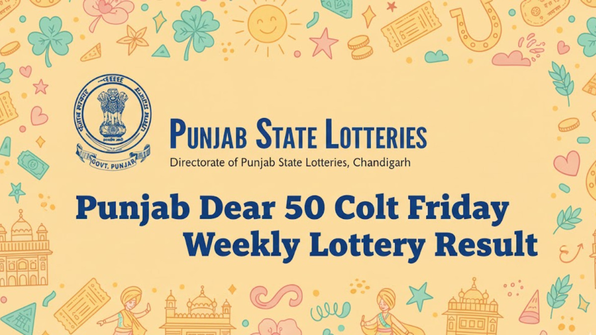 Punjab Dear 50 Colt Friday Weekly Lottery Result Today Check Complete Winners List at 6.00 PM