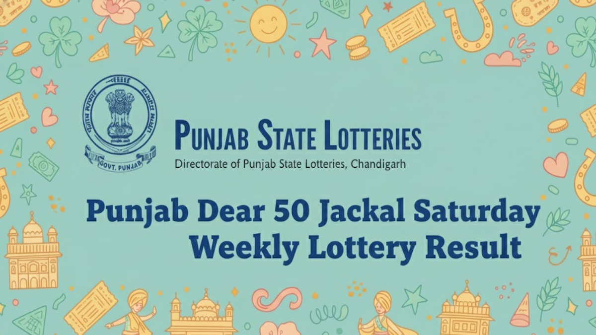Punjab Dear 50 Jackal Saturday Weekly Lottery Result. Check Complete official Winners List at 6.00 PM