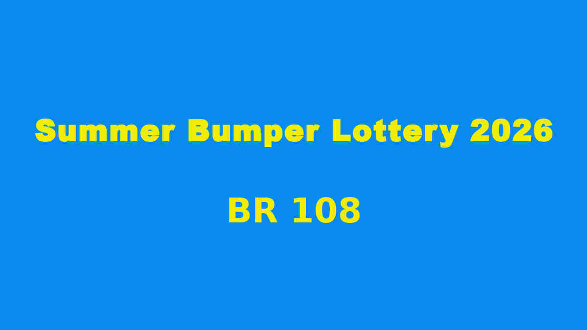 Summer Bumper Lottery 2026